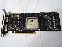 Видеокарта GTX285 со снятой штатной системой охлаждения