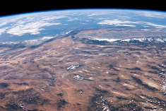 МКС Вид на юго-запад США, 9 сентября 2010