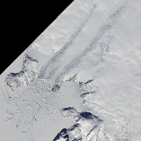 Kong Oscar ледник Гренландии, 14 мая 2010