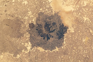Вулканические поля Es Safa, Сирия, 4 сентября 2...