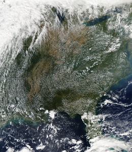 Облака Высокого давления, Восточное США, 23 сен...