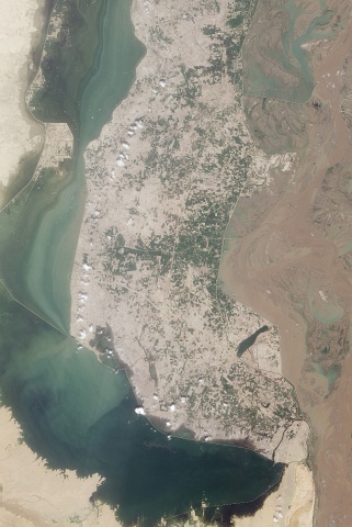 Наводнение вокруг озера Manchhar, Пакистан, 15 сентября 2010