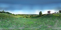 На склоне на закате (On the slope at sunset) 3D