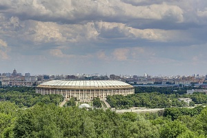 Панорама города Москва